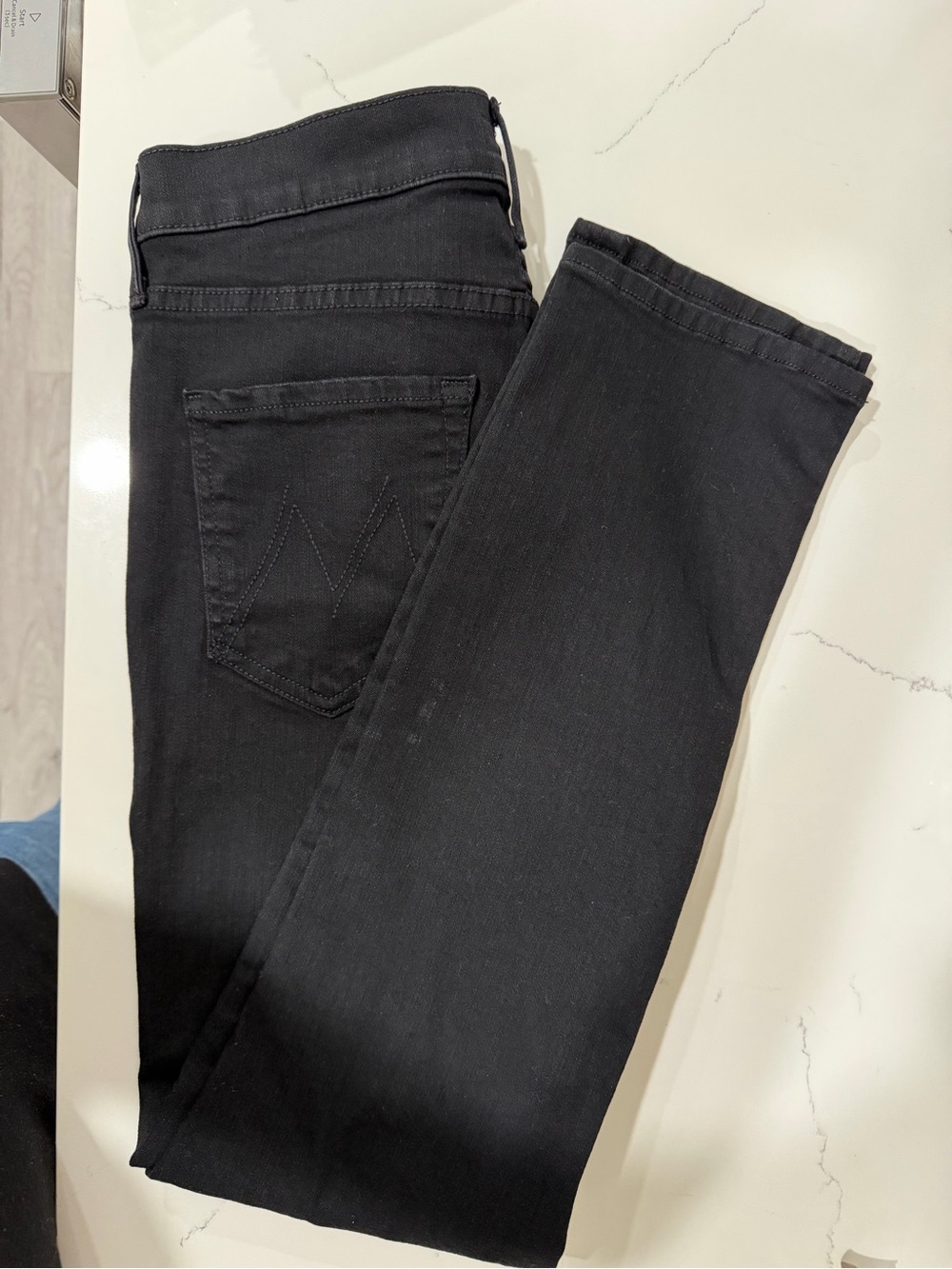 Mother Mid Rise Dazzler Ankle jeans